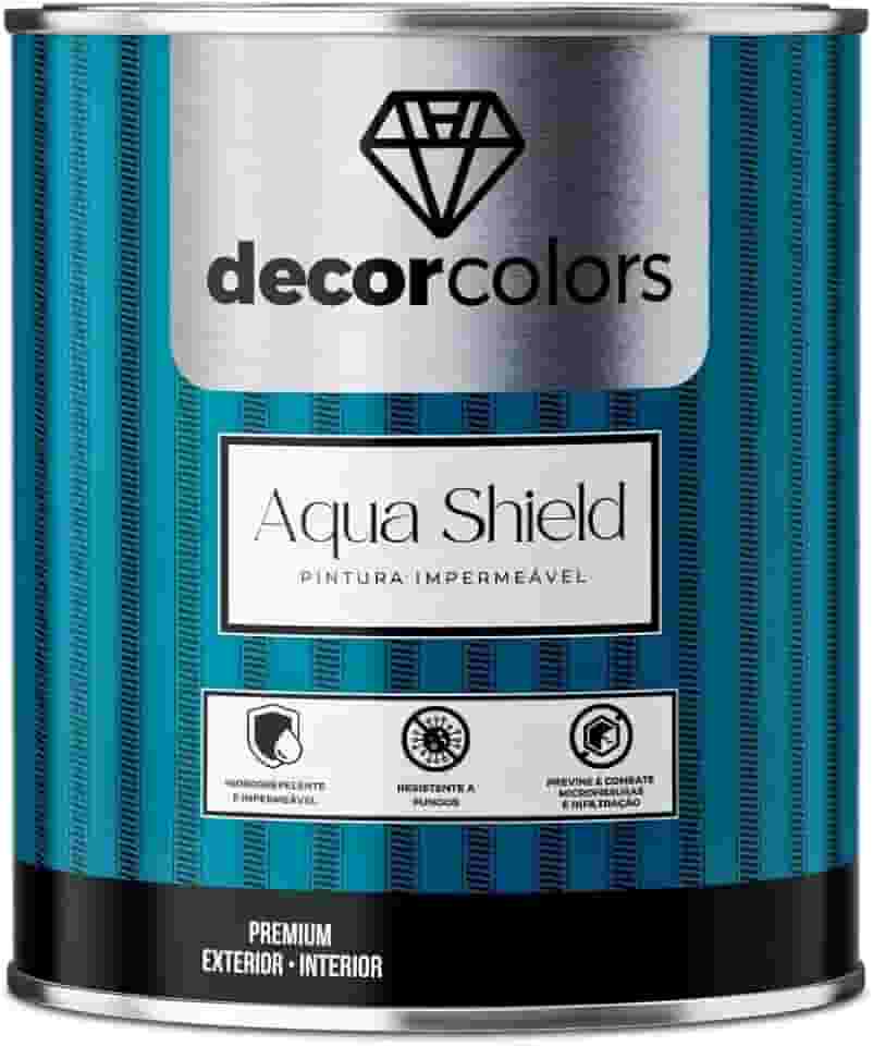 DECOR COLORS Tinta Aqua Shield Pintura Impermeável 4,3 kg - Decor Colors (Branca)