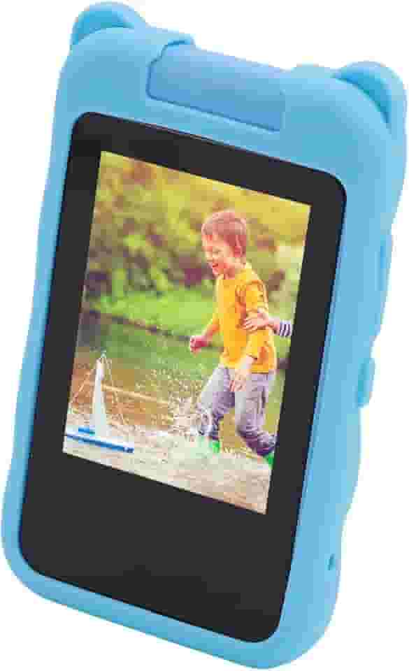 Fabater Brinquedo de Telefone Inteligente 48MP 1080P Câmera Giratória Leitor de Música para Crianças, Tela Sensível Ao Toque Brinquedo de Telefone de Aprendizagem Com Capa de Silicone