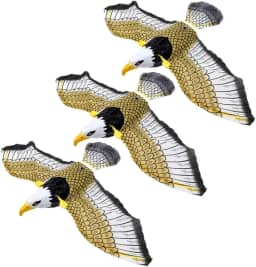 Kit 3 Unidades Águia Gavião Espanta Afasta Pombo E Pardais!!!