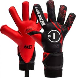 N1 Goalkeeper gloves Zeus UGT+ Luvas de Goleiro Adulto para Futebol Profissional Ultraleves e Ajustáveis. De Latex Alemão com Fecho de Fita Dupla. Agarre Extremo e Antiderrapante