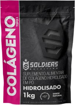 Colágeno Hidrolisado Tipo 1-1Kg - 100% Pura Importado - Soldiers Nutrition