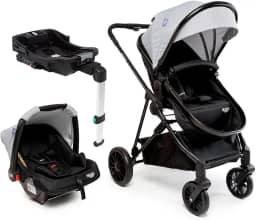 Travel System Cosco Kids, Lummy Trio, Isofix, Cinza Gelo