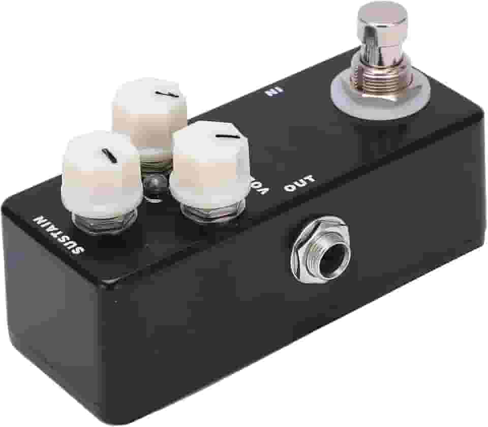 RiToEasysports Pedal de Efeito de Guitarra Ajustável Mini Muff Fuzz True Bypass para Desempenho de Guitarra Distinto e Poderoso