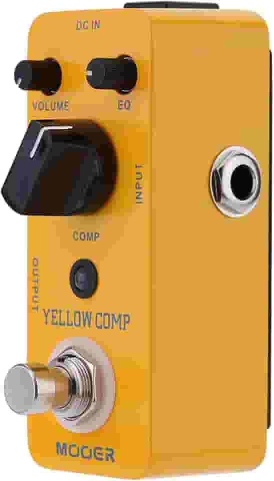 DOYING Comp amarelo Micro Mini Compressor óptico efeito Pedal para guitarra True Bypass