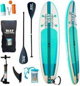 Prancha Stand Up Inflável Importway 320cm IWSUI320VD Verde