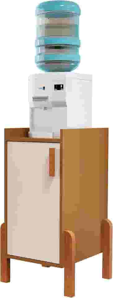 Armário Balcão Suporte para Bebedouro e Galão de Água Garrafão (Cedro/off)