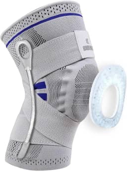 Joelheira de Compressão Profissional M Strap Academia Corrida Jiu Jitsu Esportes Para Proteção Recuperação do Joelho Rubber Fit