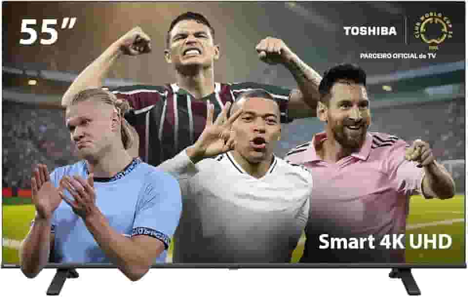 Smart TV 55" 4K Dolby Audio Toshiba Vidaa - TB023M