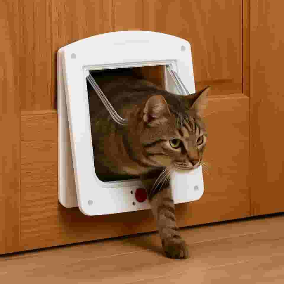 Porta Pet com Trava 4 Modos – Para Gatos e Cães Pequenos até 7kg – Cor Branca