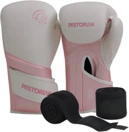 Luva de Boxe/Muay Thai Elite Pretorian + Bandagem Sortida