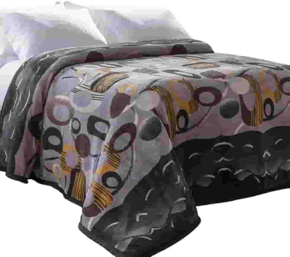 Cobertor Casal Pelo Alto Trasimeno Cinza Com Debrum Jolitex