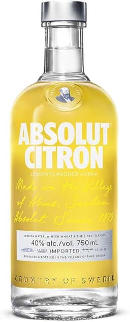 Absolut Vodka Citron 750 Ml