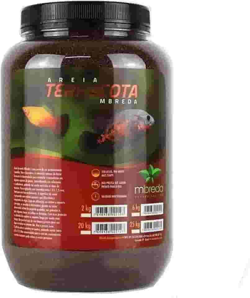 Areia Terracota pH 7.0-7.4 pote 6 kg