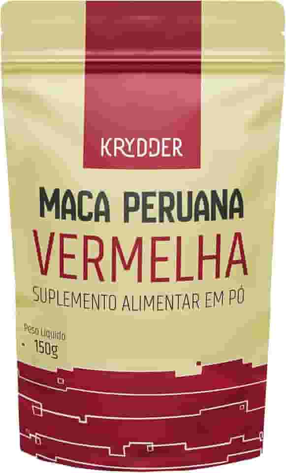 Maca Peruana Vermelha Em Pó Premium - 150G Pura Energia Natural - Gelatinizada - Para Homens e Mulheres - Importada - Sem Aditivos - Krydder Superalimentos
