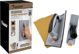 ROLLINGDOG Lixadeira de canto - Lixadeira de drywall, lixa de malha de óxido de 6 peças para limpeza e polimento de paredes de canto