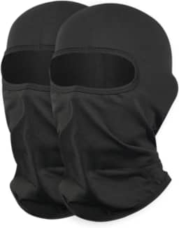 2 peças de máscara de esqui balaclavas FPS 50+ para homens e mulheres, capacete protetor UV, adequado para esportes ao ar livre