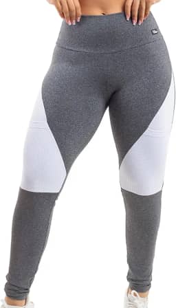 Calça Legging Fitness Zero Transparência Cós Duplo com Bolso - Academia, Corrida, Treino, CrossFit, Funcional, Yoga, Esportes, Atividades Físicas - Prática & Confortável