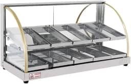 Vitrine Estufa Salgados Dupla 10 Bandejas Expositora 2 NÍveis W10BD Tita 220V