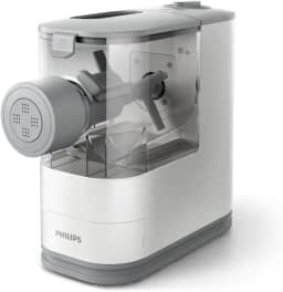 Philips Compact Massa e Macarrão Maker com 3 placas de formato de massa intercambiáveis - Branco - HR2370/05