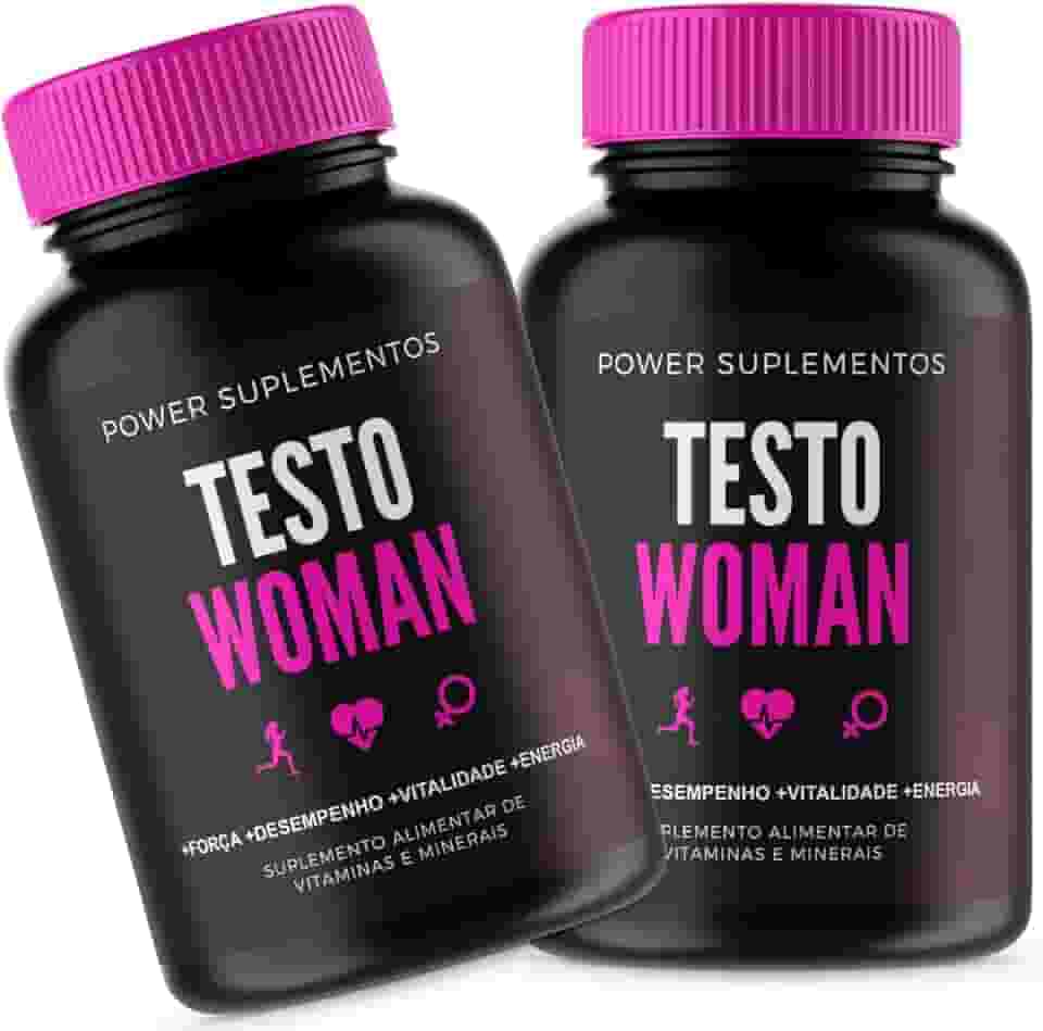 Testo Woman Suplemento para Mulher | Suporte a Regulação Natural da Mulher | 60 Cápsulas com 600mg por Dose