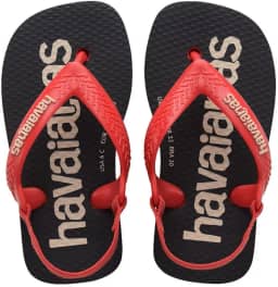 Chinelo Havaianas Baby Logomania - COR:Vermelho;TAMANHO:20