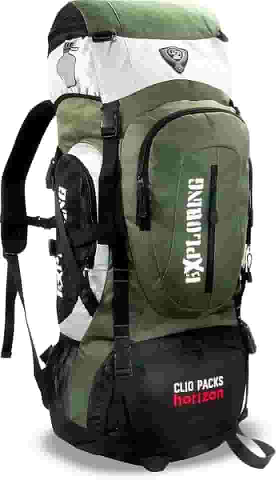 MOCHILA RESISTENTE 70L VIAGEM CAMPING TRILHA PESCA IMPERMEÁVEL (Verde)