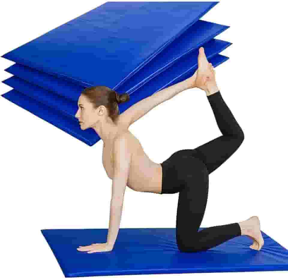 Colchonete Multifuncional para Exercícios, Espuma Alta Densidade, Impermeável, P/Yoga Academia Fitness, Tapete P/Treinamento, Compacto e Resistente