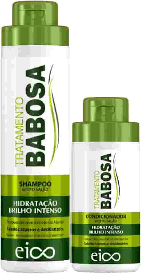 Kit Babosa Hidratação Shampoo 800ml e Condicionador 450ml