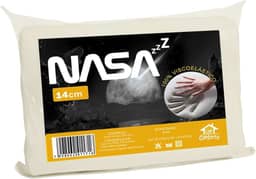 Travesseiro Nasa Z Alto - Capa Com Zíper 100% Algodão 200 Fios Viscoelástico Antifungos - Lar Conforto