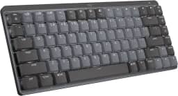 Teclado Mecânico sem fio Logitech MX Mechanical Mini com Teclas Retroiluminadas Tactile Quiet, Conexão USB ou Bluetooth Easy-Switch para até 3 dispositivos e Bateria Recarregável