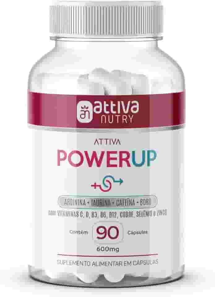 PowerUP - Arginina - Taurina - Cafeína - Boro
