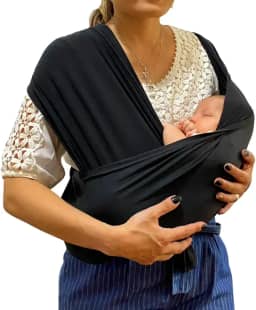 Carregador Canguru De Vestir Best Sling Bebe Rescem Nascido Wrap Montado Respiravel Passeio Viagem