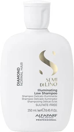 Alfaparf Milano Semi Di Lino Diamond Shampoo - Mais brilho e maciez - Sem sulfato – Para todos os tipos de cabelos - Seguro em cabelos coloridos - Sem parabenos e parafina - Qualidade profissional de salão 250ml