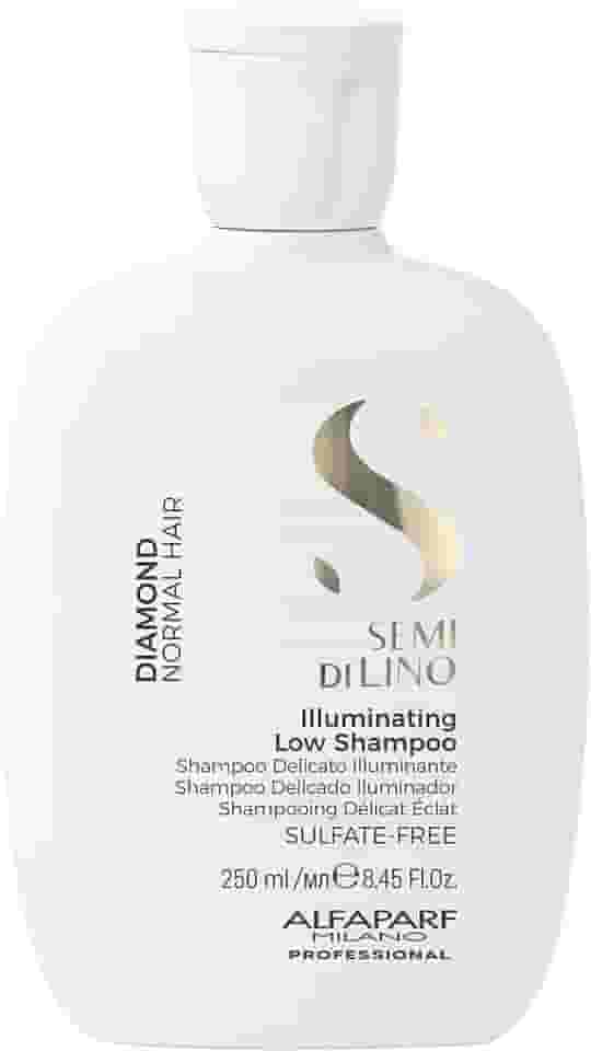 Alfaparf Milano Semi Di Lino Diamond Shampoo - Mais brilho e maciez - Sem sulfato – Para todos os tipos de cabelos - Seguro em cabelos coloridos - Sem parabenos e parafina - Qualidade profissional de salão 250ml