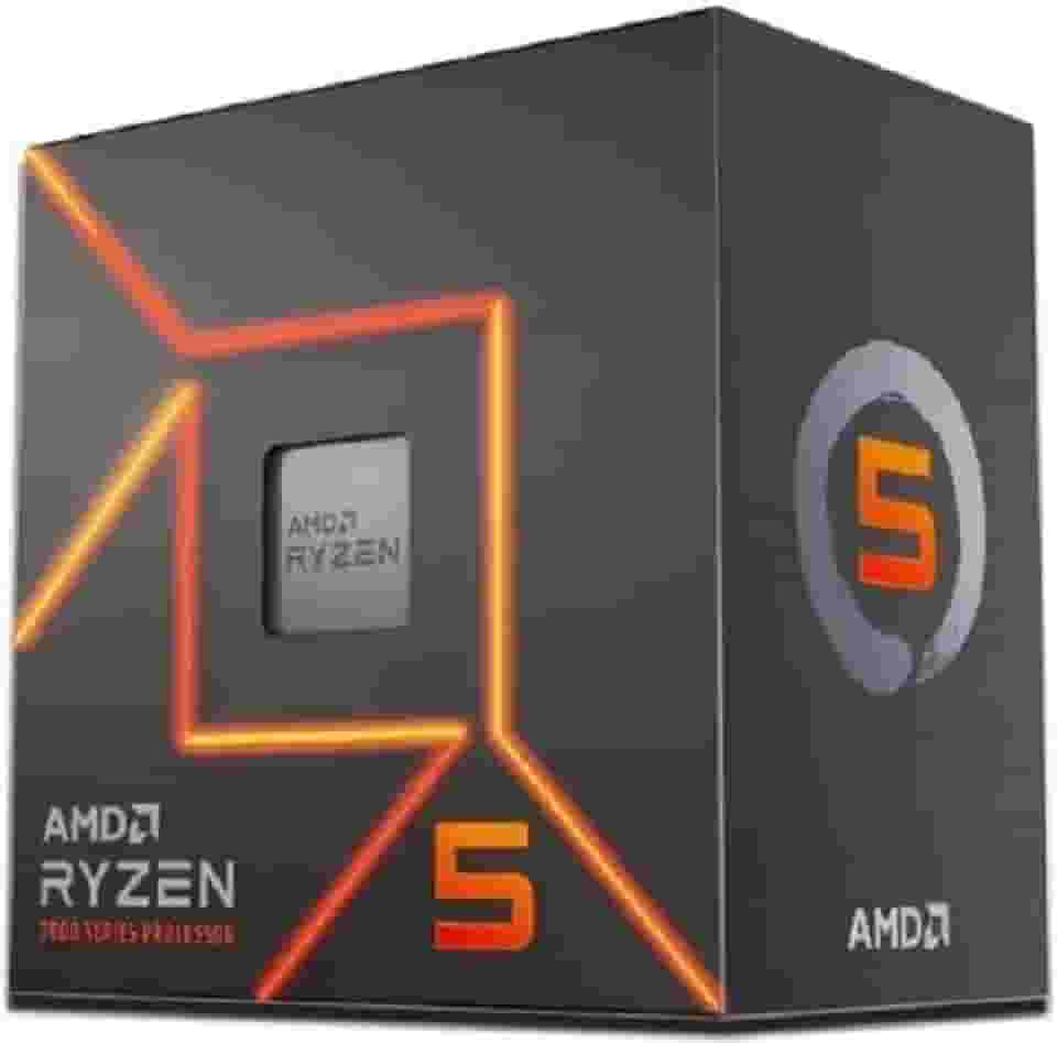 PROCESSADOR AMD RYZEN 5 7600 4.0GHz (TURBO 5.2GHz) 38MB CACHE AM5 100-100001015BOX
