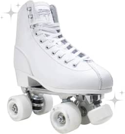 Patins Traxart Quad Klassic Branco - Rodas 58mm/83A ABEC-5