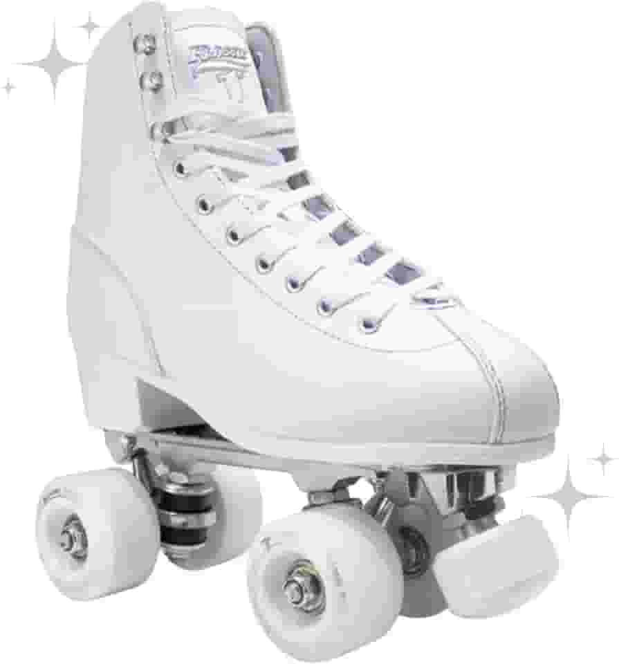 Patins Traxart Quad Klassic Branco - Rodas 58mm/83A ABEC-5