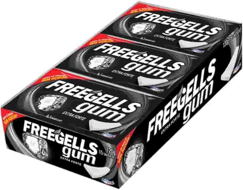 Chiclete Gum Extra Forte 8g c/15 - Freegells