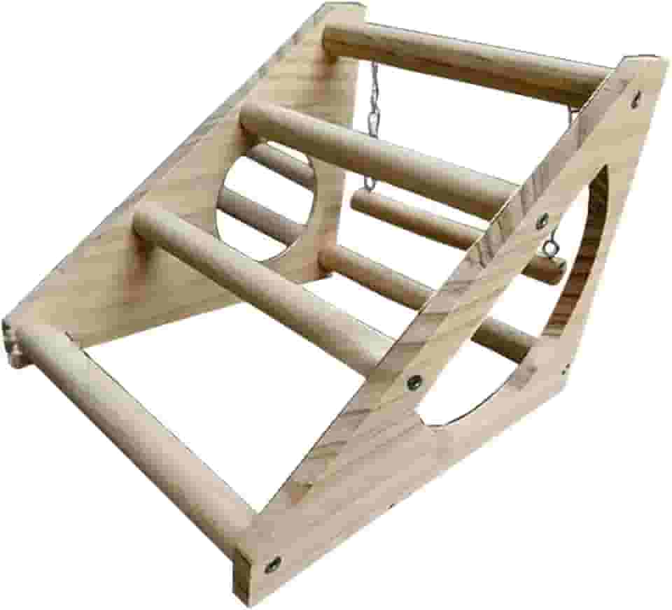 Bothyi Poleiro para pintinhos, brinquedo divertido para galinheiro e chocadeira, estábulo, poleiros de treinamento, barra de madeira para poleiro de