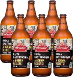 06un Cerveja Artesanal Bruder Baixa Gastronomia 600ml