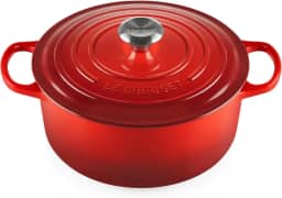 Le Creuset Panela Redonda 26 cm Ferro Fundido Esmaltado Signature Vermelho