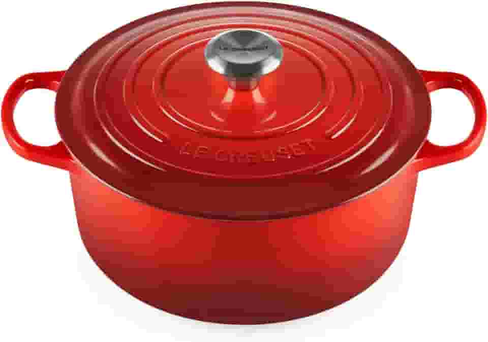 Le Creuset Panela Redonda 26 cm Ferro Fundido Esmaltado Signature Vermelho