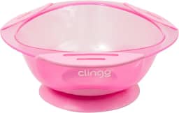 Clingo Prato Com Ventosa Rosa Rosa