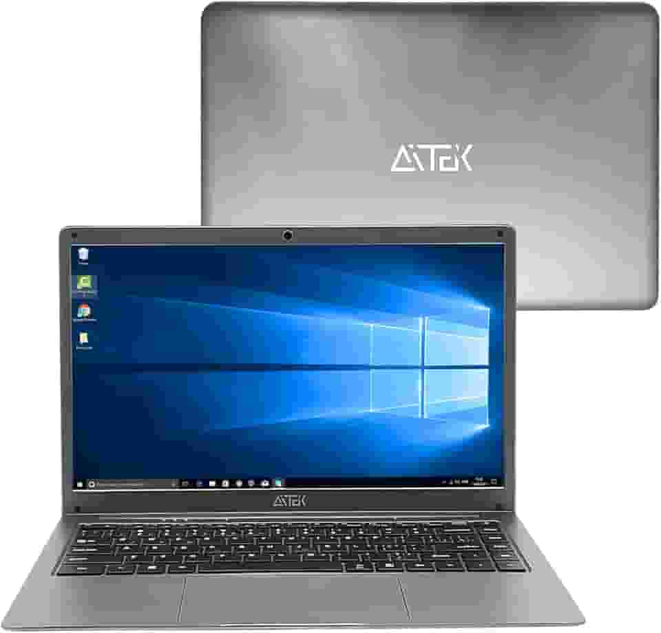 Notebook Processador Intel Celeron N4000 Dual-Core Tela 14' HD, 256GB SSD, 6GB RAM, Windows 10 Pro