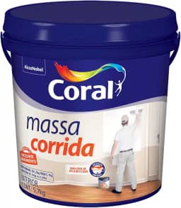 MASSA CORRIDA BRANCO 5,7KG - CORAL