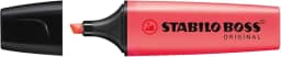 Marca Texto – STABILO BOSS ORIGINAL – Pacote com 1 unidade – Avermelhado