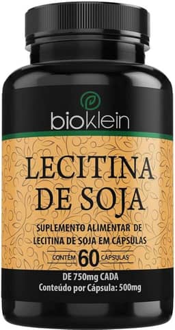 Bioklein Lecitina De Soja - 60 Cápsulas -