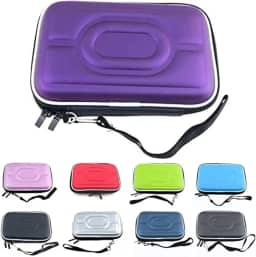 Kocak Gold Bolsa Protetora De Viagem Para Transporte, Rígida, Capa Console Game Boy Advance Color Pocket Gba Gbc Gbp, Transporte Nintendo Ds Lite Ndsl Ndsi Eva, Substituição Armazenamento (Preto)