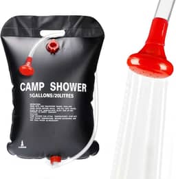 Chuveiro Ducha Portátil 20 Litros Lorben Camping Acampamento Aquecimento Solar Água Quente ou Fria