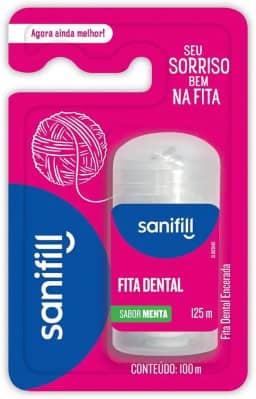 Sanifill Fita Dental Sabor Menta 100 Metros